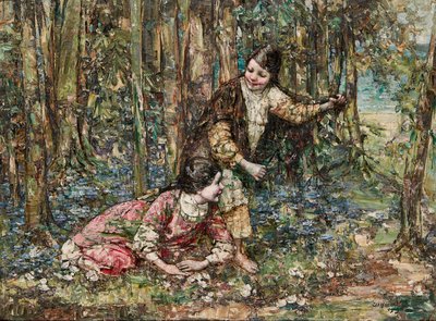 Ragazze nel Bosco da Edward Atkinson Hornel