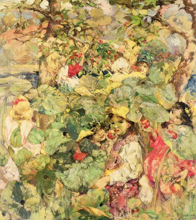 Nel frutteto da Edward Atkinson Hornel
