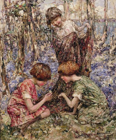 I raccoglitori di primule da Edward Atkinson Hornel