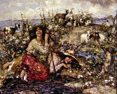 Dove cantano le allodole e chiamano gli uccelli marini da Edward Atkinson Hornel