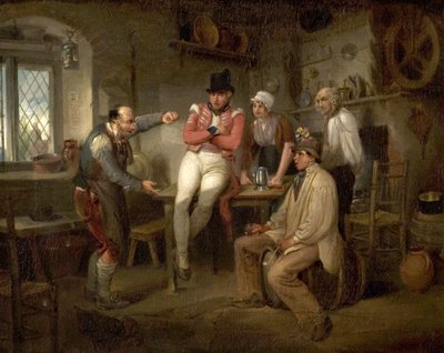 La recluta, 1806 da Edward Bird