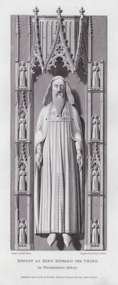 Effigie di Re Edoardo III, nell