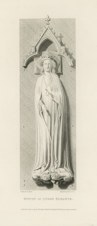 Effigie della Regina Eleonora da Edward Blore