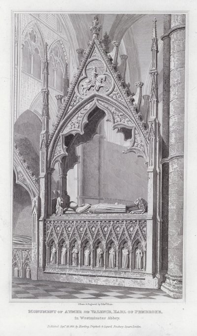 Monumento di Aymer de Valence, conte di Pembroke, nell