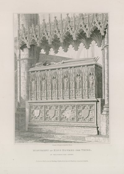 Monumento di Re Edoardo III da Edward Blore