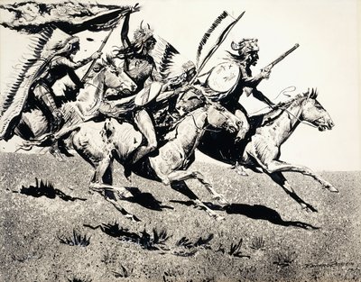 Gruppo di guerra in movimento da Edward Borein