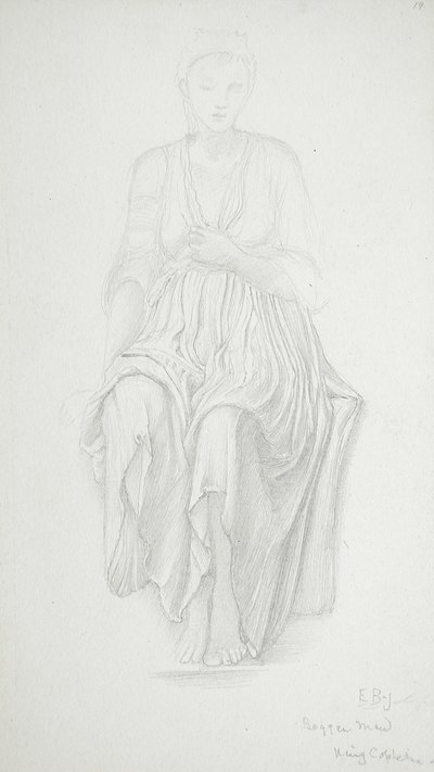 Donna seduta da Edward Burne-Jones