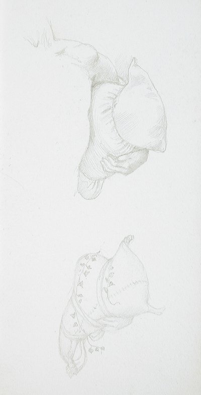 Studi sui cuscini da Edward Burne-Jones