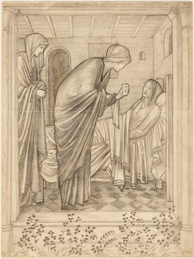 Visitare i malati da Edward Burne-Jones