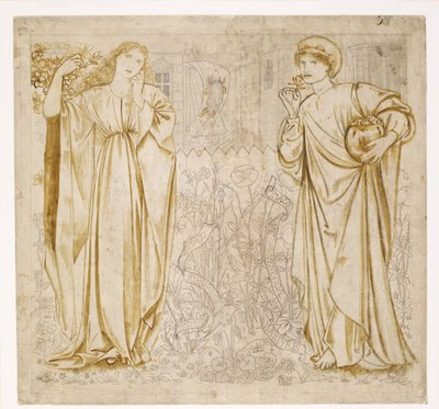 La leggenda delle donne eccellenti di Chaucer - Ipsifile e Medea da Edward Burne Jones