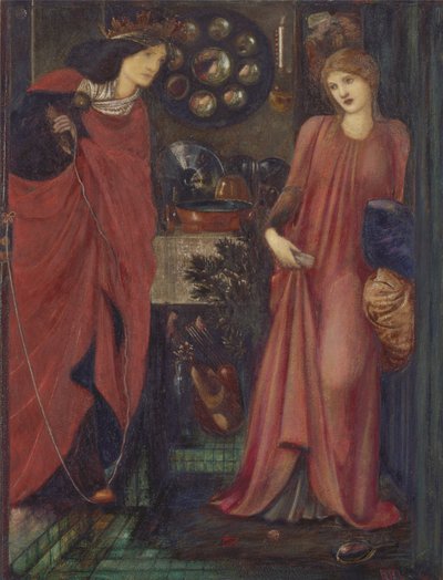 Bella Rosamunda e la Regina Eleonora da Edward Burne Jones