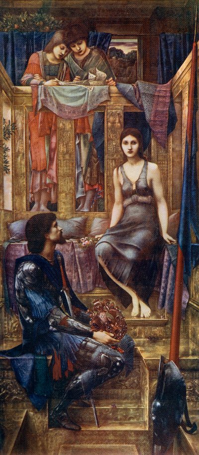 Re Cophetua e la mendicante, 1884, 1912 da Edward Burne Jones