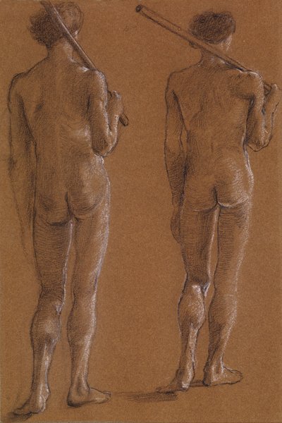 Serie di San Giorgio - Nudo maschile - Studi di due soldati per 