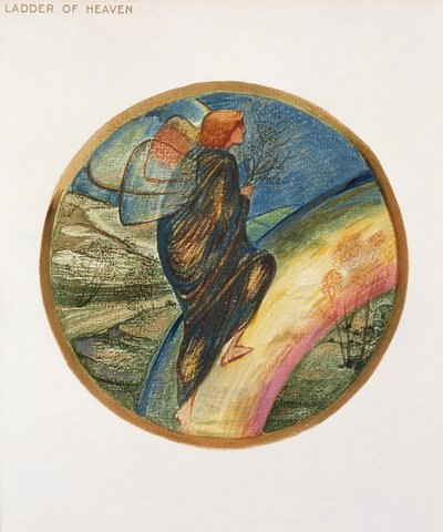Il libro dei fiori: XII. Scala del cielo, 1905 da Edward Burne Jones