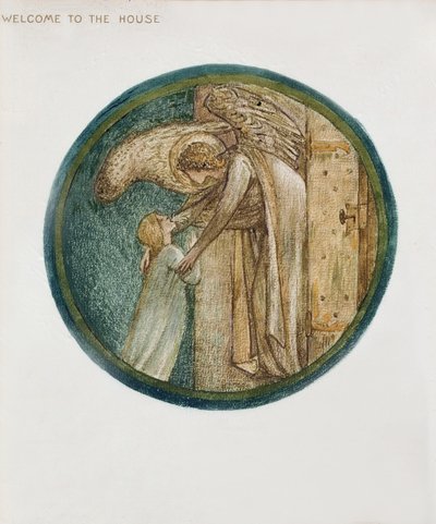 Il libro dei fiori: XXXI. Benvenuto a casa, 1905 da Edward Burne Jones