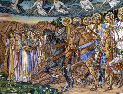 La Vergine e i Santi Martiri, 1880-90 da Edward Burne Jones