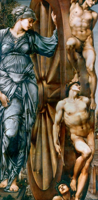 La Ruota della Fortuna, 1875-1883 da Edward Burne Jones