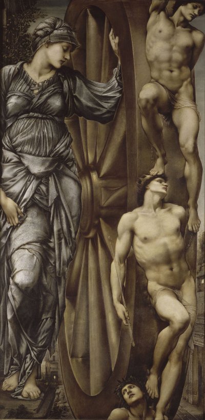 La ruota della fortuna, 1883 da Edward Burne Jones