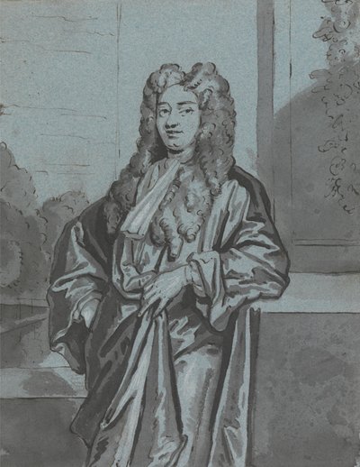Un Gentiluomo o un Chierico che Indossa una Lunga Veste e Bande da Edward Byng