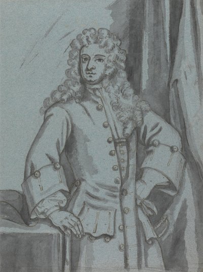 Un Gentiluomo, che Indossa un Cappotto Lungo con Grandi Polsini da Edward Byng