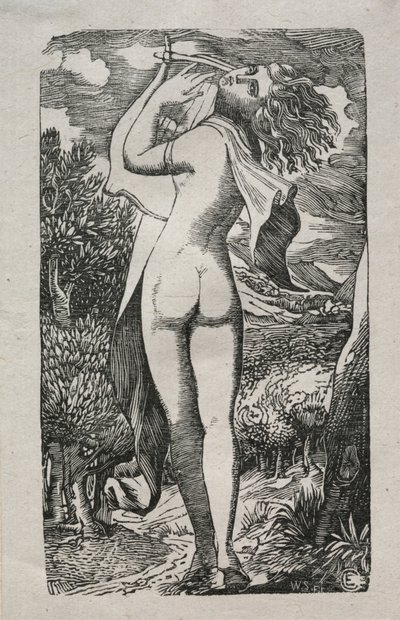 Baccante o Il suonatore di lira da Edward Calvert