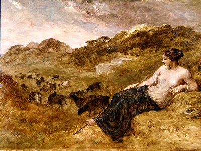 Cirene e il bestiame da Edward Calvert