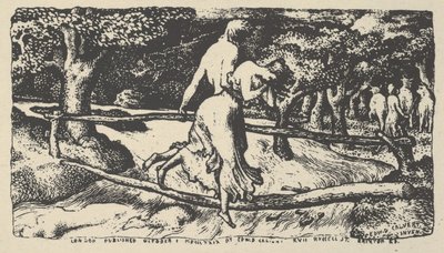 Il diluvio, 1904 da Edward Calvert