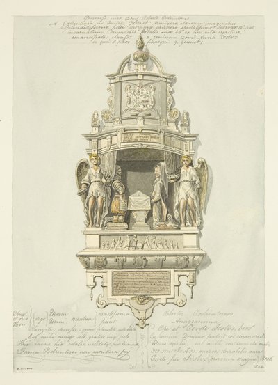 Monumento a Robert Codrington da Edward Cashin