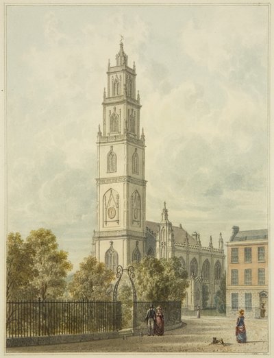 Chiesa di San Paolo e Portland Square da Edward Cashin