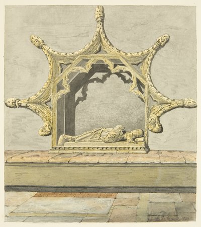 Tomba di Maurice, 7° Conte di Berkeley nella Cattedrale di Bristol da Edward Cashin