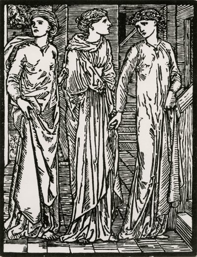 Prima Visita delle Sorelle da Edward Coley (after) Burne Jones