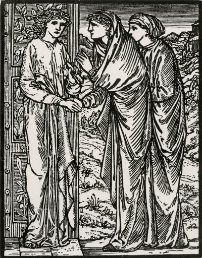 Seconda Visita da Edward Coley (after) Burne Jones