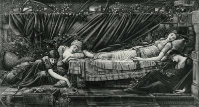 Il Bower della Rosa, dalla serie Briar Rose da Edward Coley (after) Burne Jones