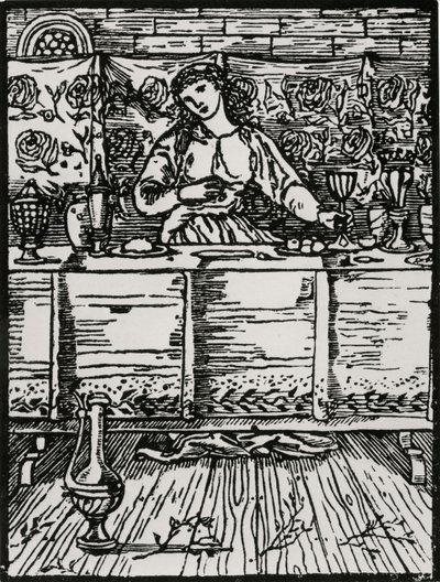 La canzone mentre mangia da Edward Coley (after) Burne Jones