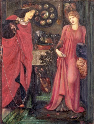 Bella Rosamunda e la Regina Eleonora da Edward Burne Jones