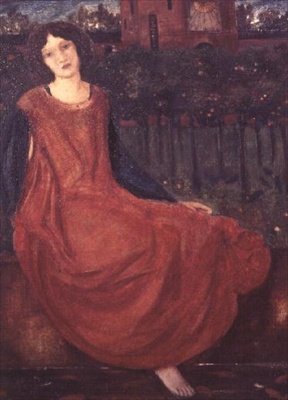 Ragazza e pesce rosso da Edward Coley Burne Jones