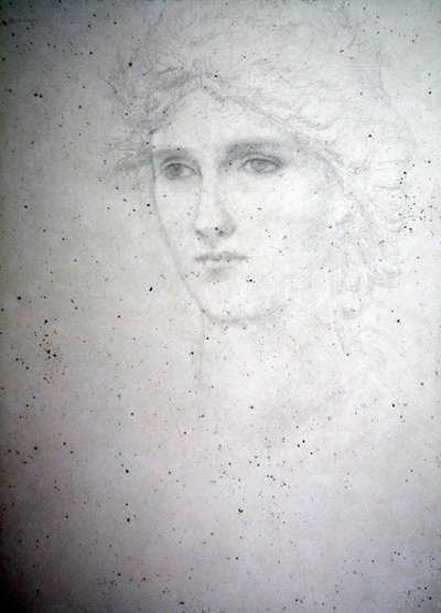 Studio della testa - Bessie Keane da Edward Coley Burne Jones