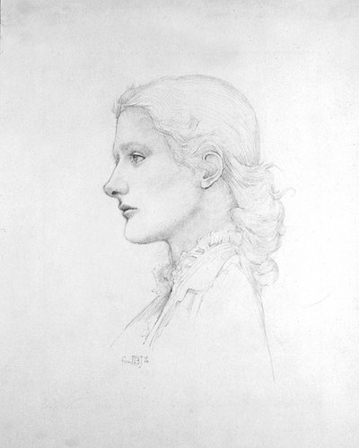 Ritratto di Lucy Merrill da Edward Coley Burne Jones