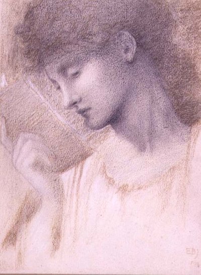 Studio di una testa da Edward Coley Burne Jones