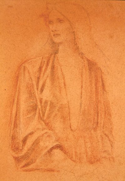Studio di una ragazza da Edward Coley Burne Jones