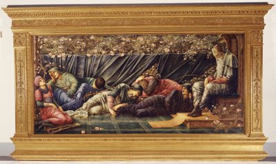 La rosa spinosa: La sala del consiglio da Edward Coley Burne Jones