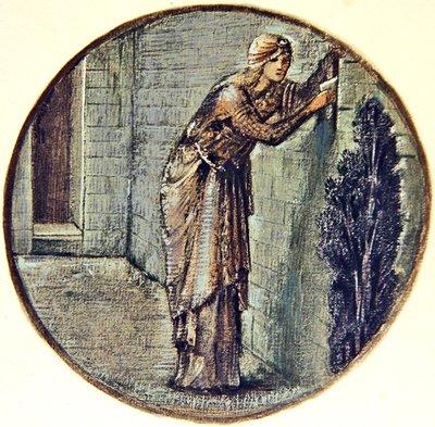Il Libro dei Fiori: XXIV. Incontro al Muro da Edward Coley Burne Jones