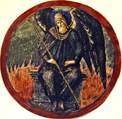 Il Libro dei Fiori: XXVII. Arcangelo Nero da Edward Coley Burne Jones