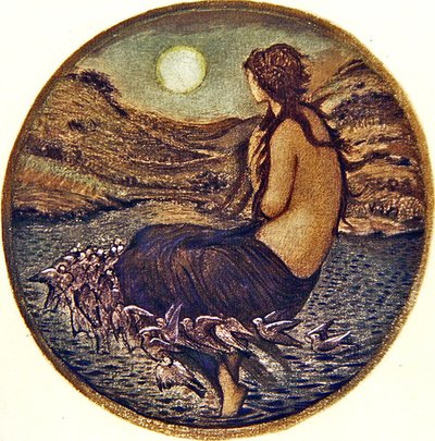 Il Libro dei Fiori: X. Specchio di Venere da Edward Coley Burne Jones