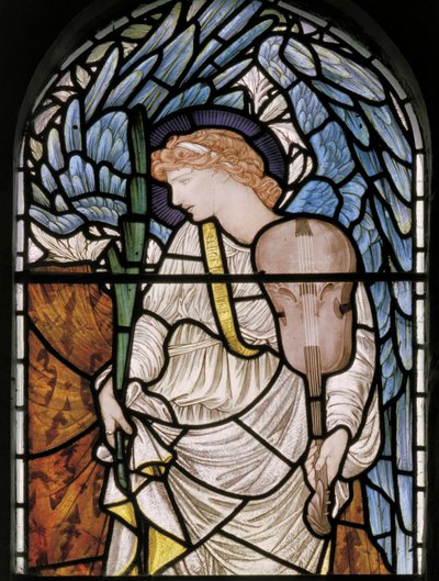 Angelo con Palma e Violino da Edward Burne Jones
