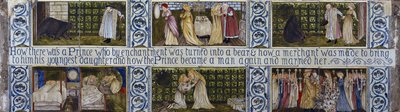 La bella e la bestia, Morris, Marshall, Faulkner & Co., c.1867 da Edward Burne Jones