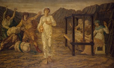 Cupido e Psiche - Murali di Palace Green - Psiche incaricata da Venere, 1881 da Edward Burne Jones