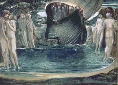Progetto per Le Sirene, anni 1890 da Edward Burne Jones