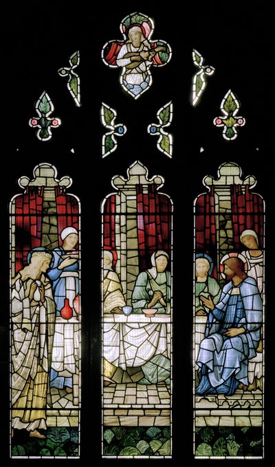 Festa nella casa di Simone, 1885 da Edward Burne Jones