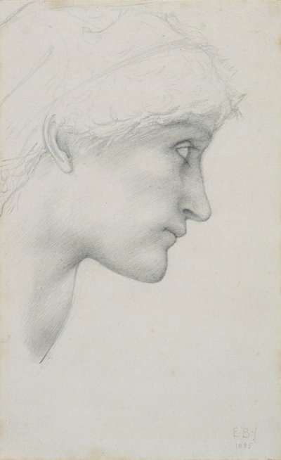 Testa da Edward Coley Burne Jones